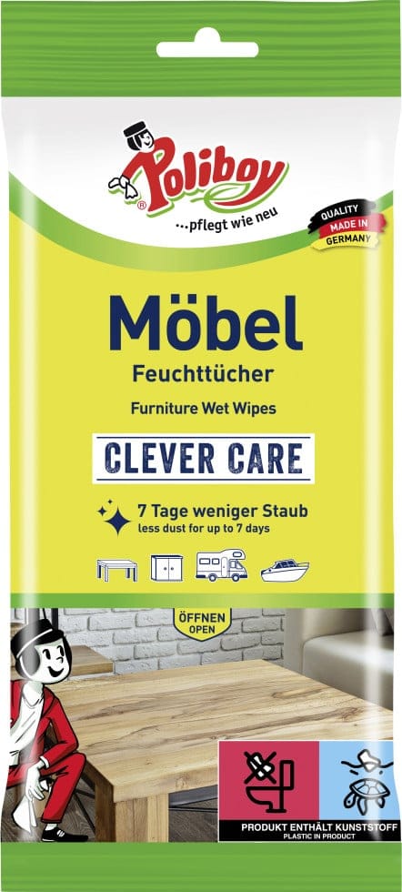 Poliboy Möbel Feuchttücher 24 Stück