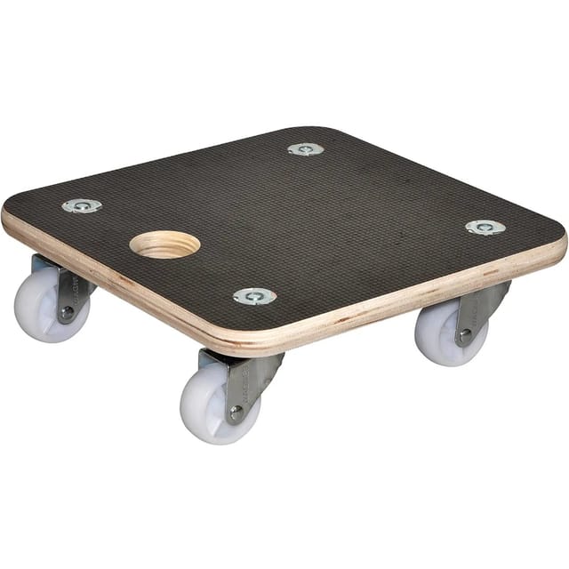 Wagner Kübelroller MaxiGrip 29 cm x 29 cm Dunkelbraun FSC®
