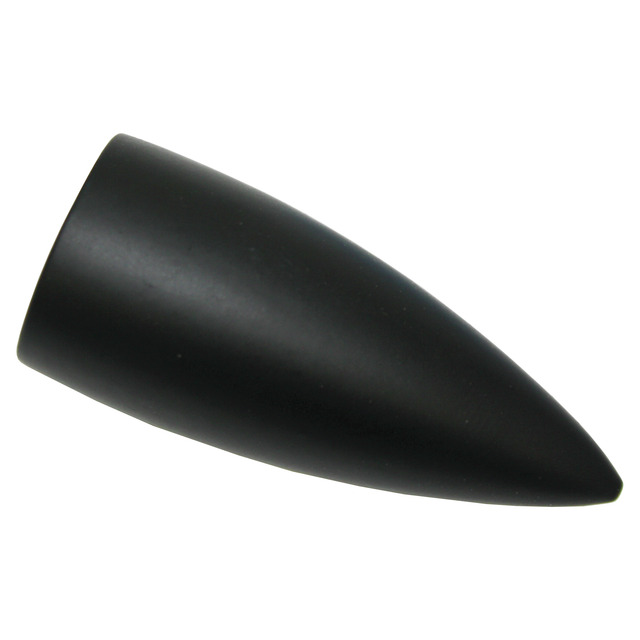 Gardinia Endknopf Patrone Memphis Schwarz 2-er Pack