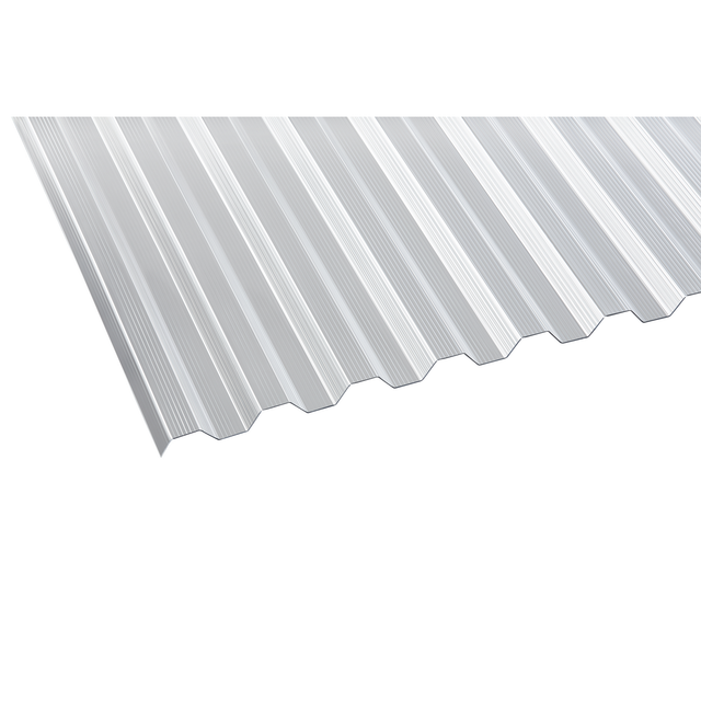 PC Wellplatte Trapez 76/18 gerillt Klar 1,4 mm 2000 mm x 950 mm