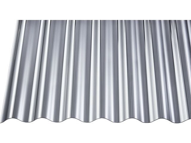 PC Wellplatte Sinus 76/18 gerillt Anthrazit 1,4 mm 3500 mm x 900 mm