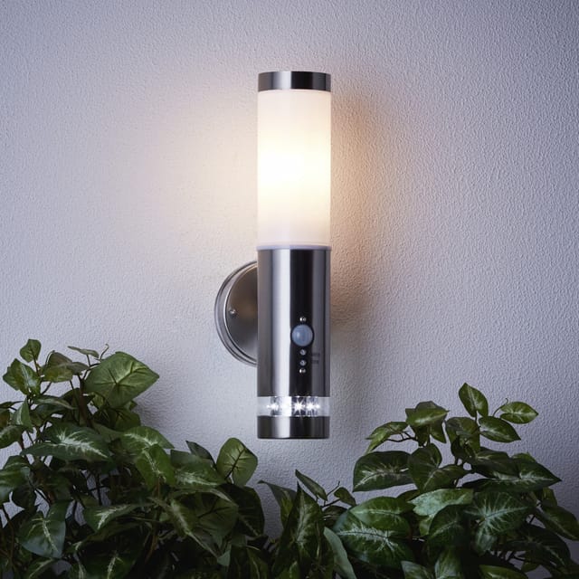 LED-Außenwandleuchte Bultei Edelstahl