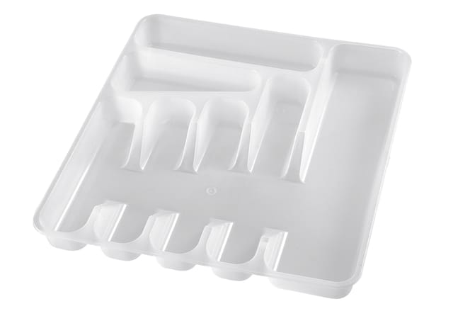 Besteckkasten Pablo 7 Fächer 37 cm Weiß