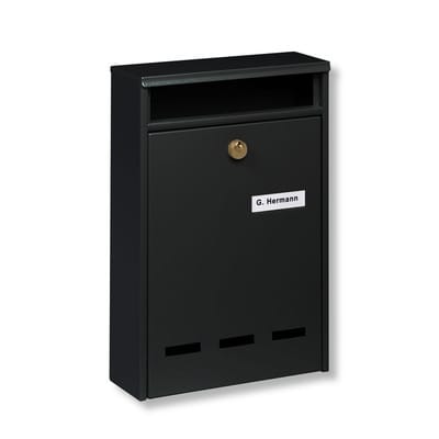 Burg Wächter Briefkasten Wismar 771 Schwarz