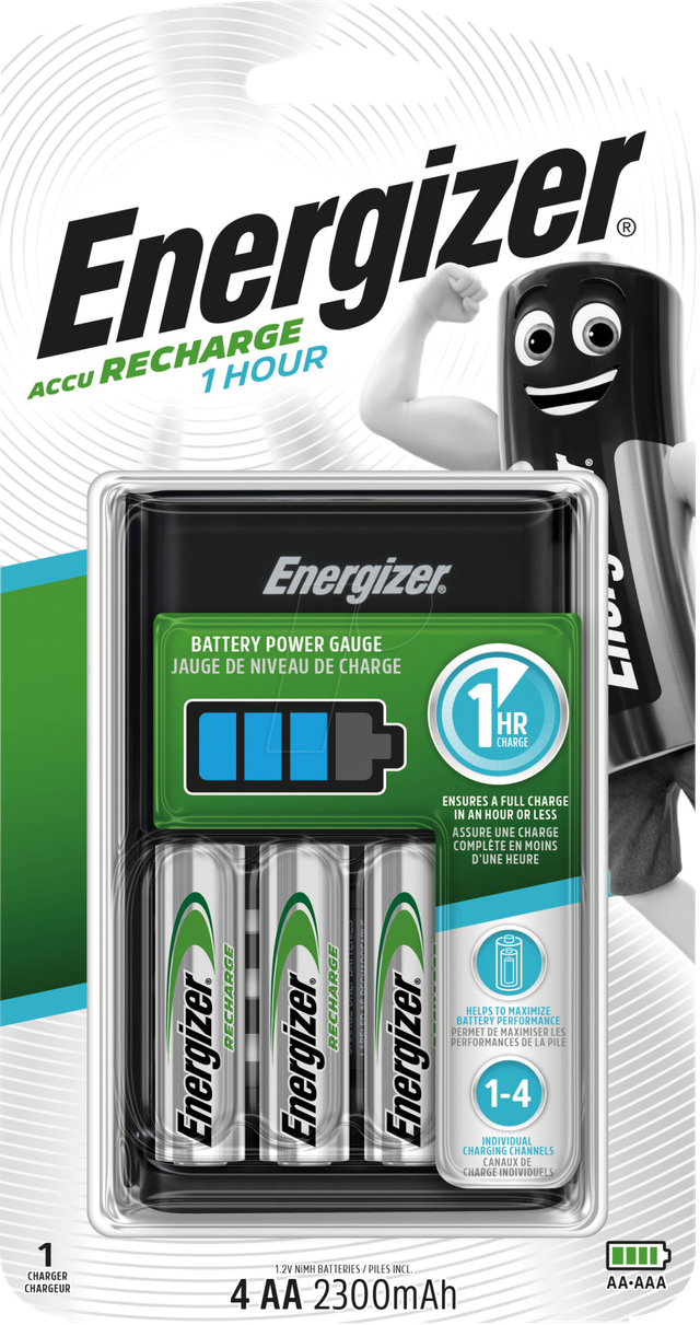 Energizer Schnell-Ladegerät 1 HR