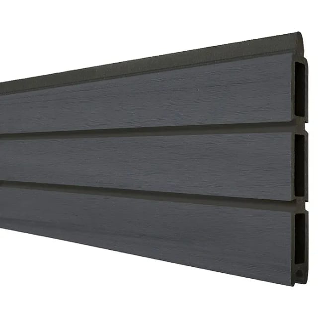 GroJa Steckzaun-Einzelprofil Solid-Rhombus 180 x 30 x 1,9 cm Steingrau Co-Ex.