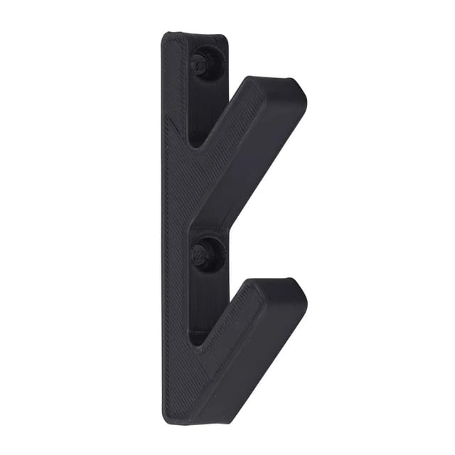 Denpanels 3D Haken 2 Stück Schwarz