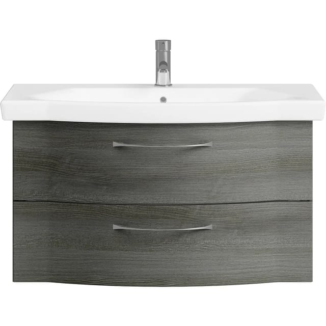 Pelipal Waschbeckenunterschrank Quantum 03 Graphit 90 cm