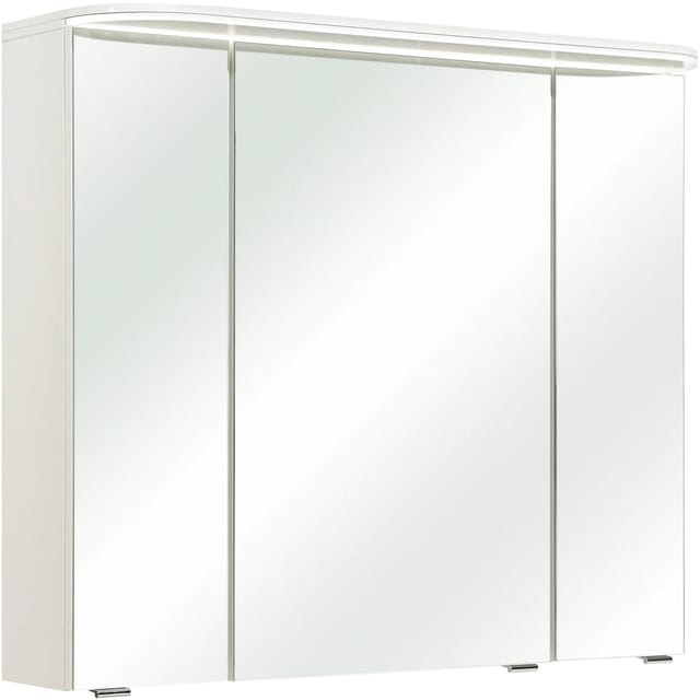Pelipal Spiegelschrank Quantum 05 Weiß Hochglanz 85,2 cm