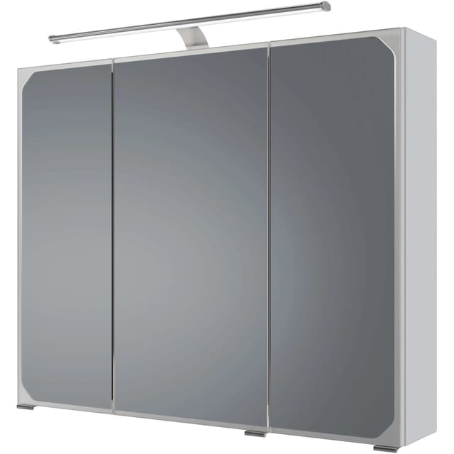 Pelipal Spiegelschrank Quantum 05 Weiß Hochglanz 85 cm