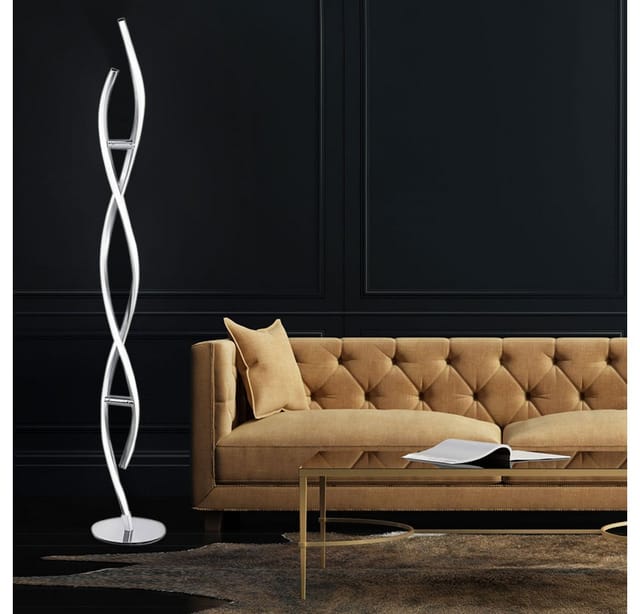 Paul Neuhaus LED-Stehleuchte Polina Stahl H: 134 cm
