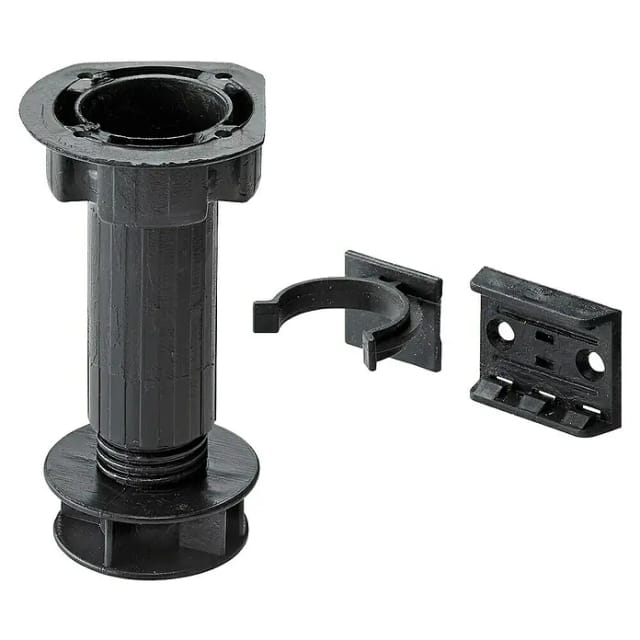 Hettich Sockel-Verstellfuß Ø 25 mm x 100 - 120 mm inkl. Klip