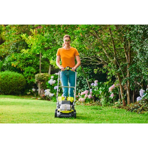 Ryobi Akku-Rasenmäher RY18LM37A-140 One+ 37 cm Schnittbreite 18 V