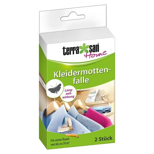 Terrasan Home Kleidermottenfalle Pheromonfalle 2 Stück