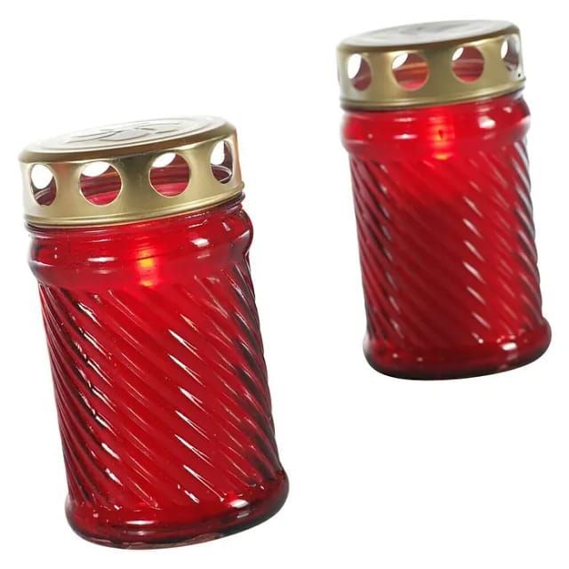 Grablampe Iglesia_A aus Glas mit Brenner