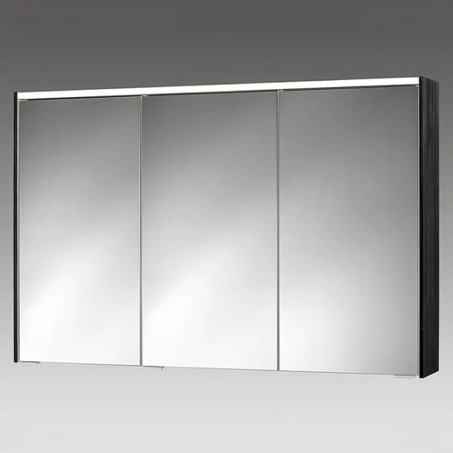 Sieper Spiegelschrank SPS-KHX 120 120 cm x 74 cm Holzdekor Dunkel