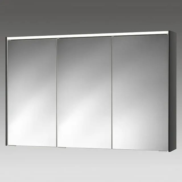 Sieper Spiegelschrank SPS-KHX 120 cm Anthrazit mit Softclose