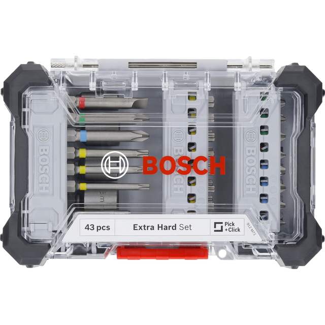 Bosch Schrauber-Bit Set Extra Hard 43-teilig