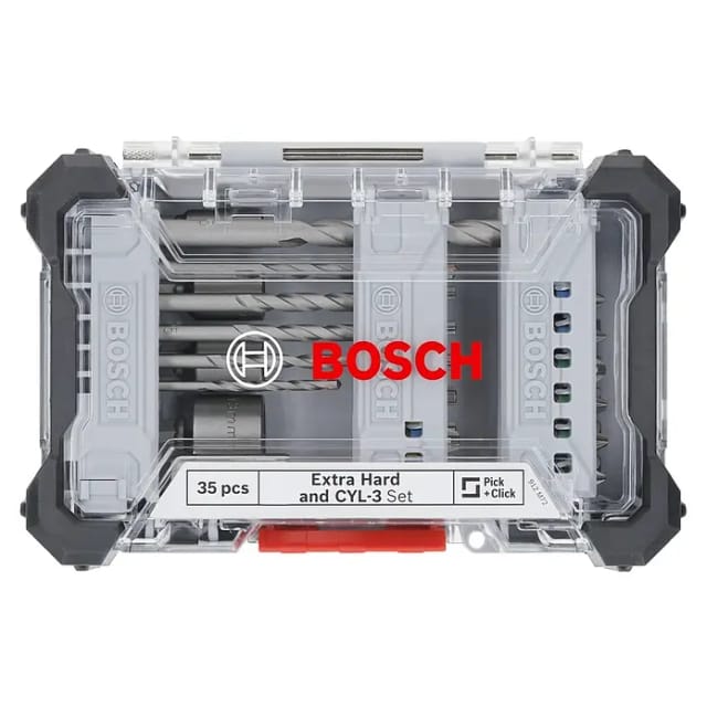 Bosch Schrauber-Bit & Beton-Bohrer Set CYL-3 und Extra Hard 35-teilig
