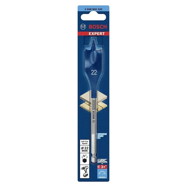 Bosch Flachfräsbohrer Expert Self Cut Speed 22 mm x 152 mm