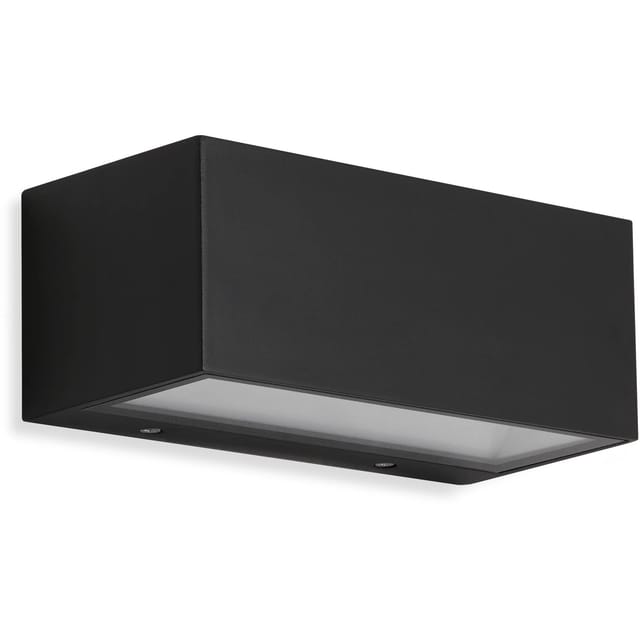 Telefunken LED-Außenleuchte Monaco Schwarz 2 x6 W
