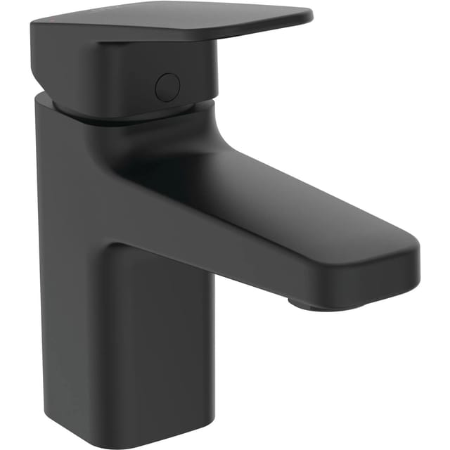 Ideal Standard Waschtischarmatur Ceraplan H75 ohne Ablaufgarnitur Schwarz Matt