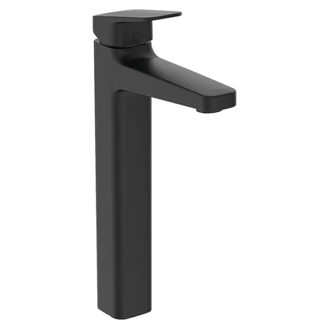 Ideal Standard Waschtischarmatur Ceraplan H250 mit Ablaufgarnitur Schwarz Matt