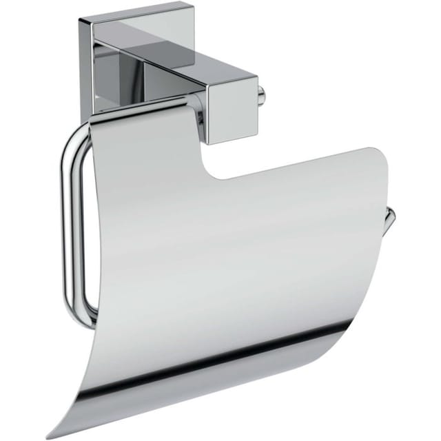 Ideal Standard Papierrollenhalter IOM Cube mit Deckel Chrom