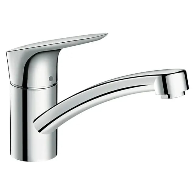 hansgrohe Einhebel-Küchenarmatur Logis Wasserhahn Küche 120 mm schwenkbar Chrom