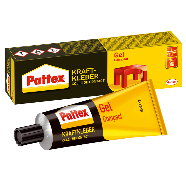 Pattex Kraftkleber Gel Compact 50 g Tube Transparent
