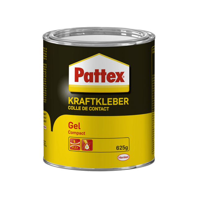 Pattex Kraftkleber Gel Compact 625 g Dose Transparent