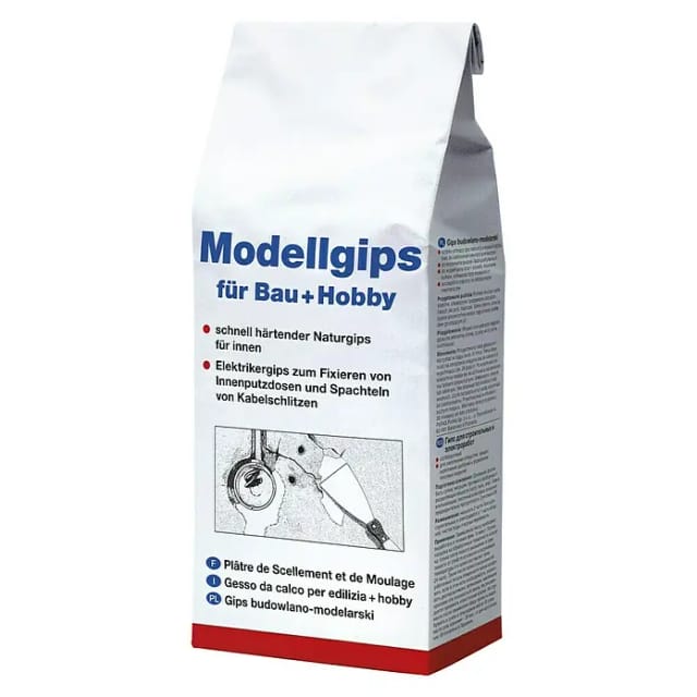 Decotric Modellgips für Bau + Hobby 1,5 kg