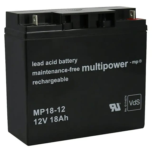 Güde Batterie MP 18-12 / 12 V 18 Ah