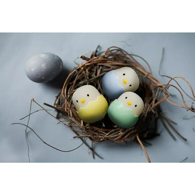 MegaLight LED Nachtlicht Baby Eggy Dimmbar mit Akku 3er-Set