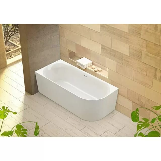 Ottofond Badewanne Mince Corner Rechts 180 cm x 80 cm Weiß