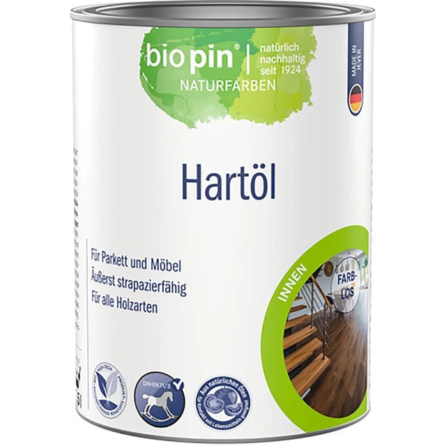 Biopin Natur-Hartöl Transparent seidenglänzend 2,5,