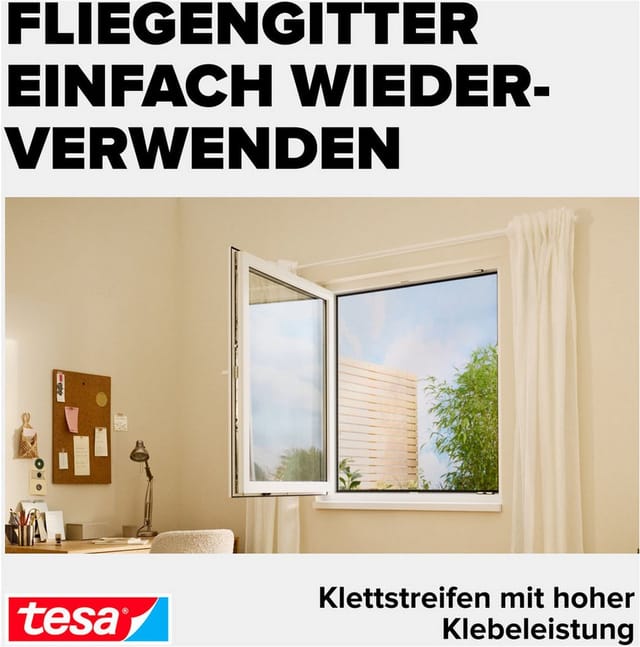 tesa® Insect Stop Klettband Premium