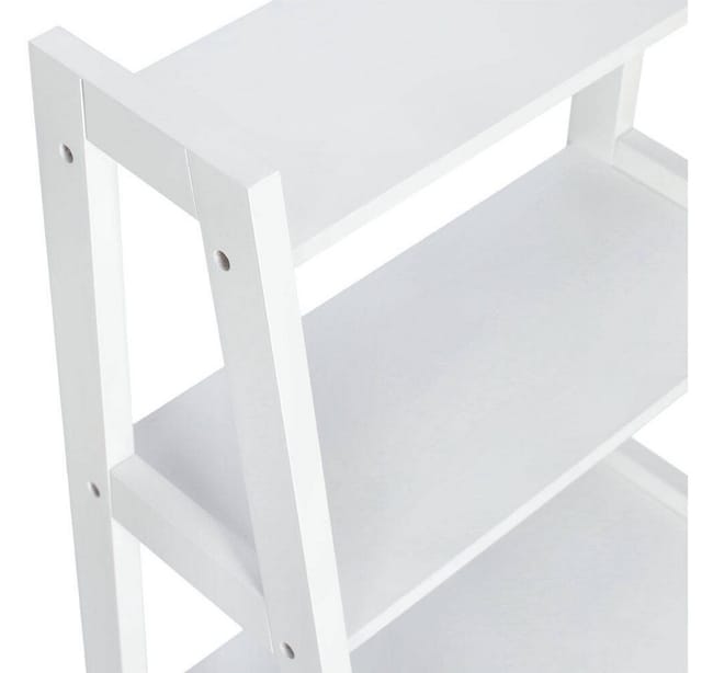 Zeller Standregal mit 4 Ablagen MDF 43 cm x 32 cm x 90 cm Weiß