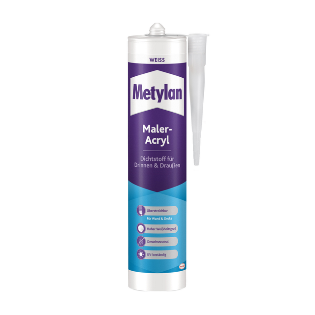Metylan Maleracryl Wand & Decke 300 ml Weiß
