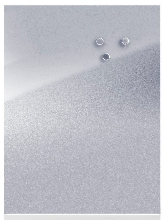 Zeller Magnettafel Edelstahl 60 cm x 80 cm x 1,4 cm
