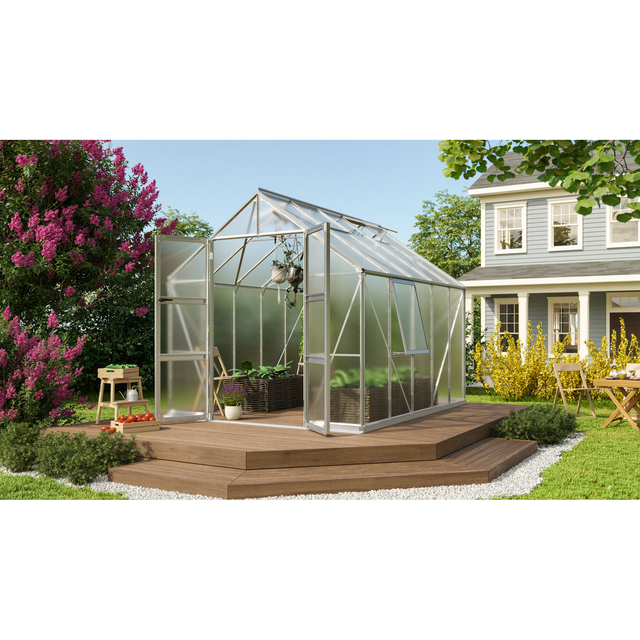 Vitavia Gewächshaus Olymp 8300 Alu 8,3 m² inkl. Fundamentrahmen