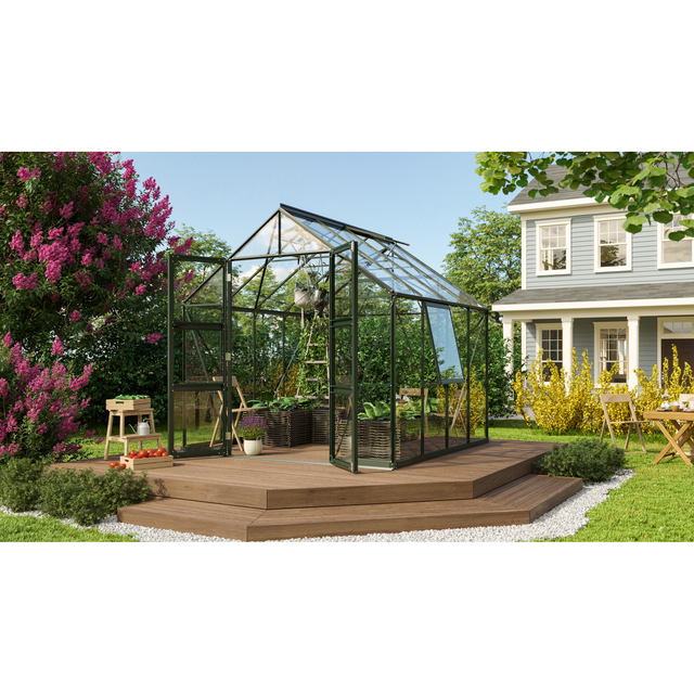 Vitavia Gewächshaus Olymp 6700 Smaragd 6,7 m² inkl. Fundamentrahmen