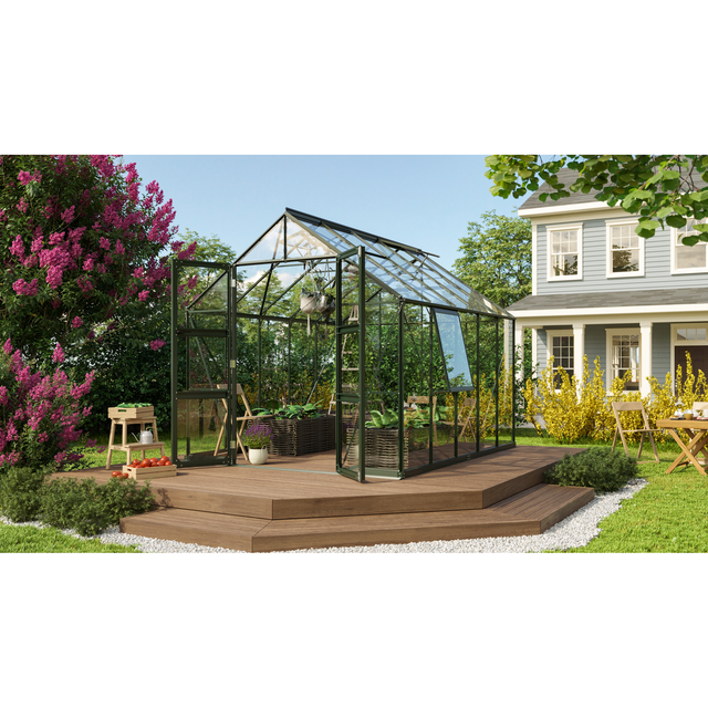 Vitavia Gewächshaus Olymp 8300 Smaragd 8,3 m² inkl. Fundamentrahmen
