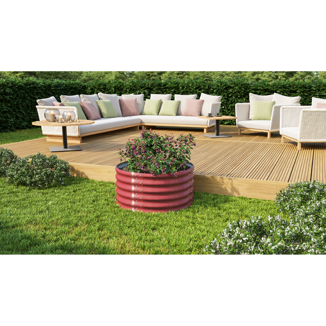 Vitavia Hochbeet 401 Vita Rund Rubin B 82cm x L 162 cm x H 40 cm