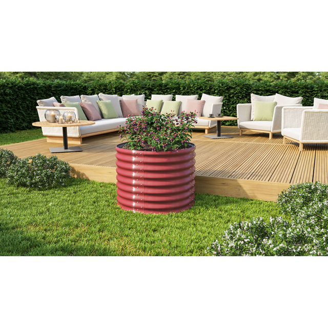 Vitavia Hochbeet 630 Vita Rund Rubin B 82 cm x L 162 cm x H 63 cm