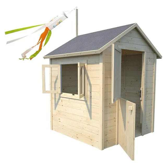 Soulet Kinderspielhaus Garance 162 cm x 141 cm x 127 cm Natur/Unbehandelt FSC®