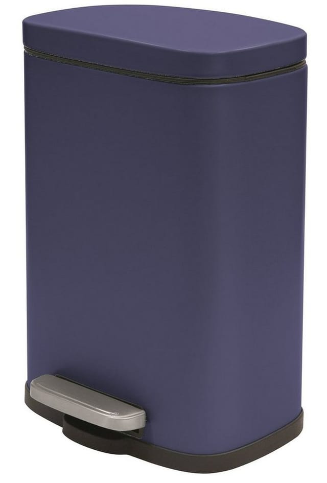 Spirella Abfalleimer Akira 5, Blau Matt