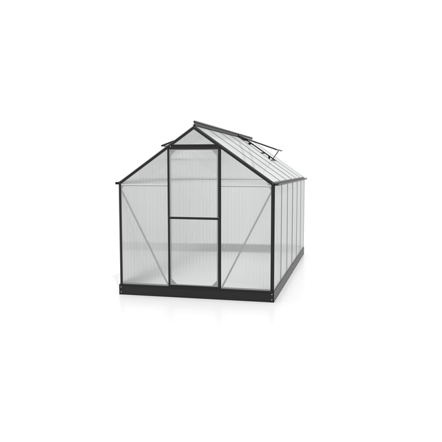 Vitavia Gewächshaus Triton 7500 Schwarz 7,5 m² inkl. Fundamentrahmen