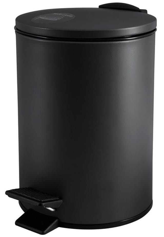 Spirella Treteimer Adelar 3, Schwarz Matt