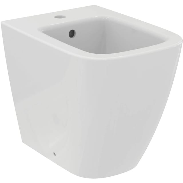 Ideal Standard Stand-Bidet i.life S mit Überlauf + 1 Hahnloch Weiß